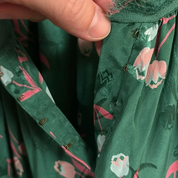 REBECCA TAYLOR 100% Silk floral Blouse Blouses